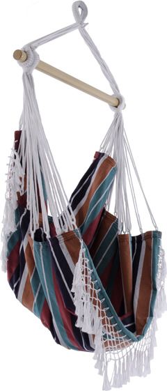 Brazilian Fotel hamakowy czerwono-czarny B5