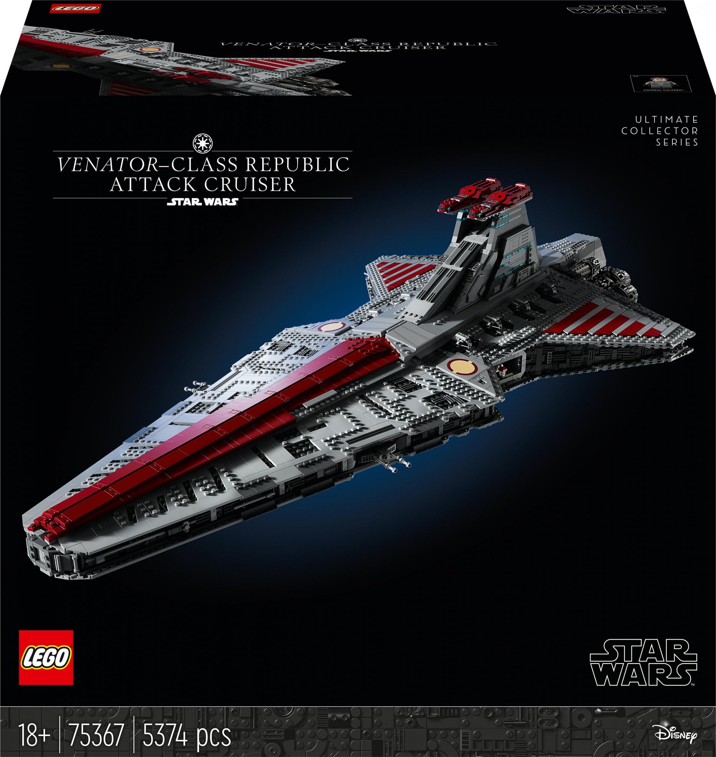 LEGO Star Wars Gwiezdny Niszczyciel typu Venator (75367)