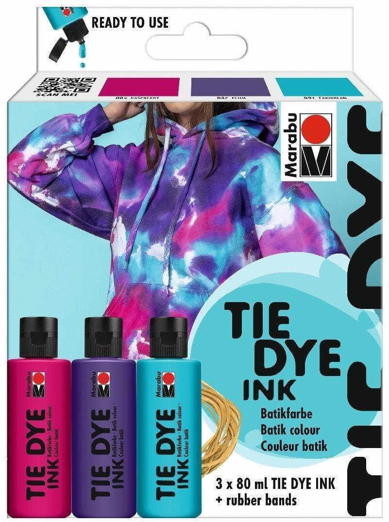 Zestaw farb do batiku Tie Dye Ink 3x80ml