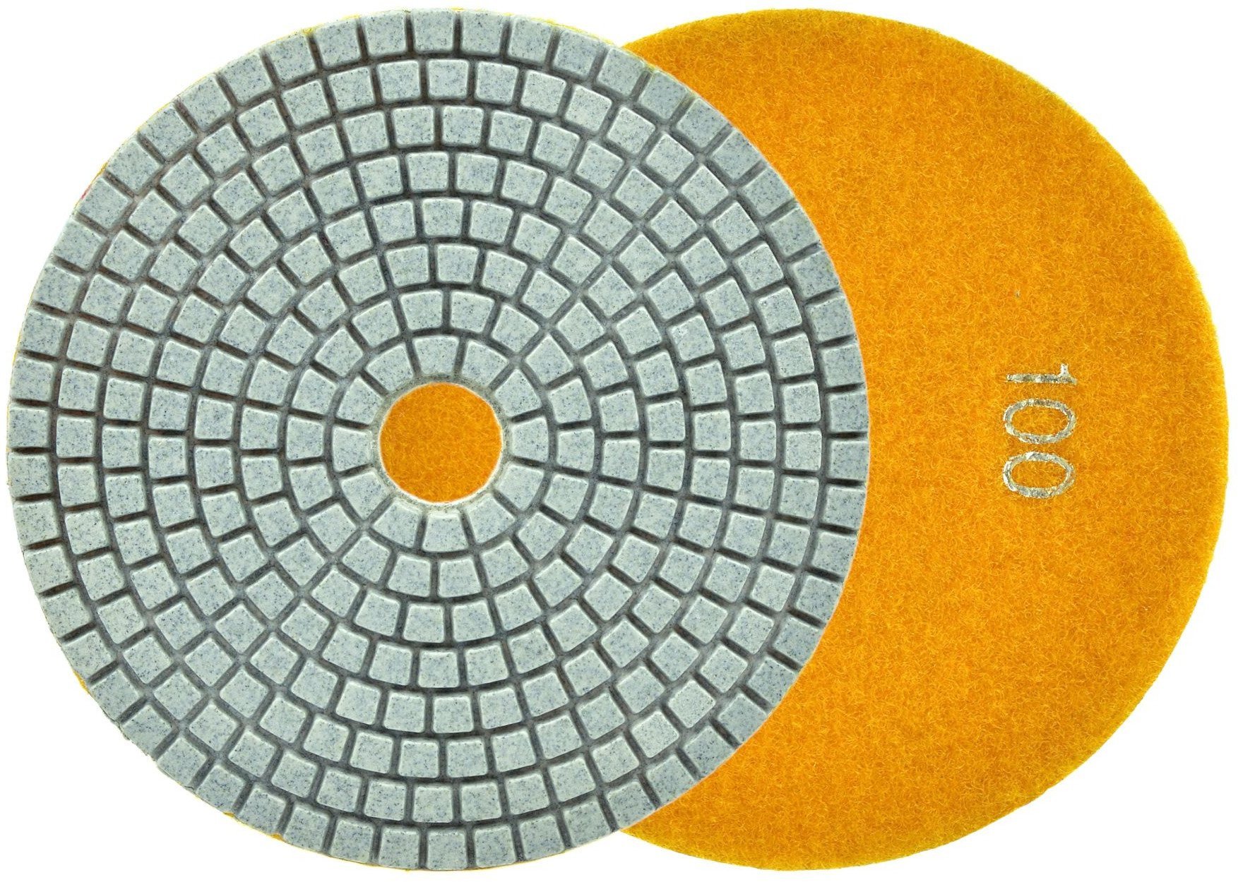 Geko Tarcza polerska do szlifowania gresu na mokro 125mm GR100 (5/250)