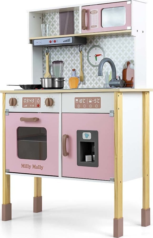 Milly Mally Milly Mally Drewniana kuchnia Bjorn - Pink