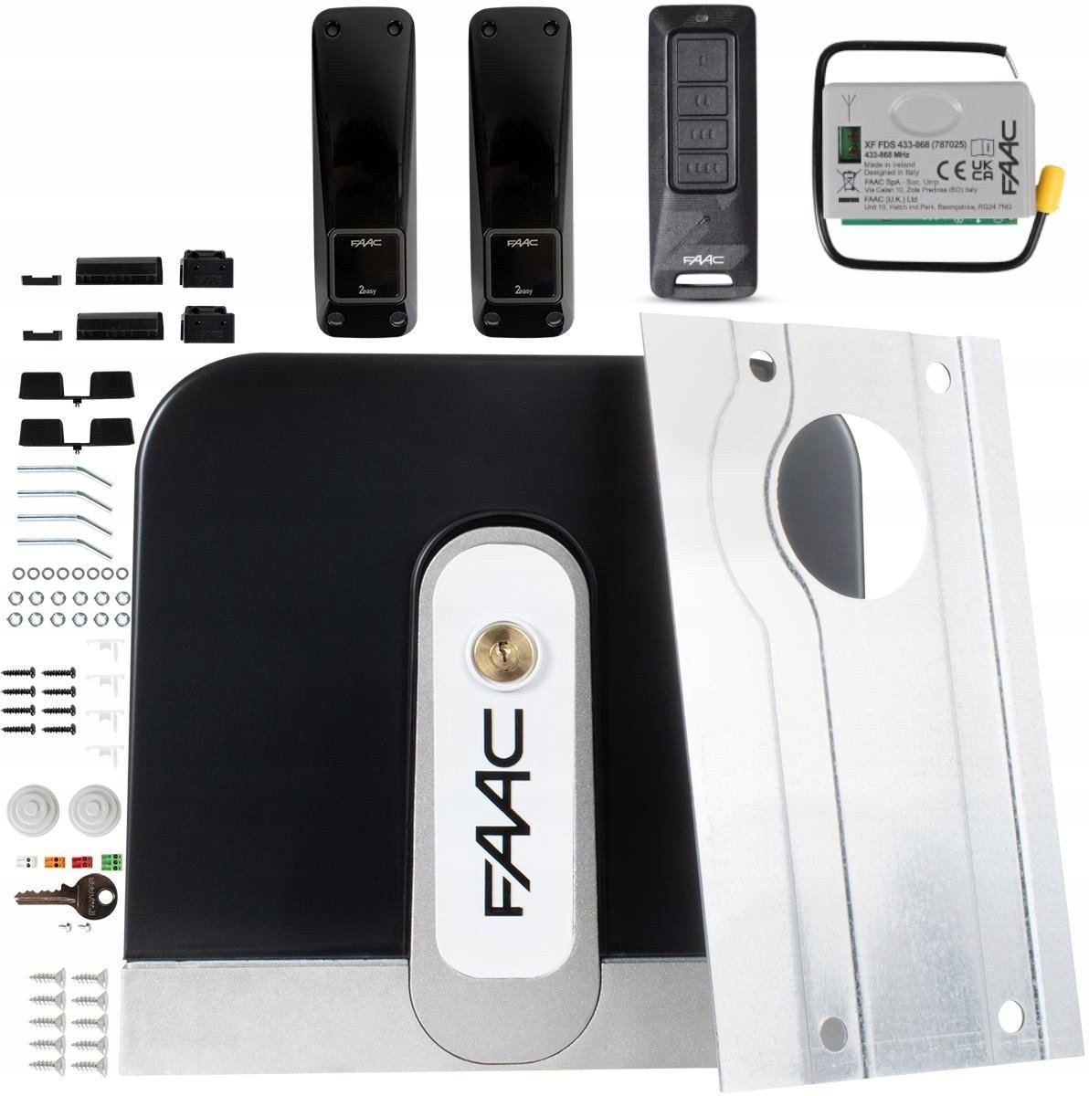 Zestaw Cyclo C721 FDS - FAAC 24V do 800kg bram przesuwnych