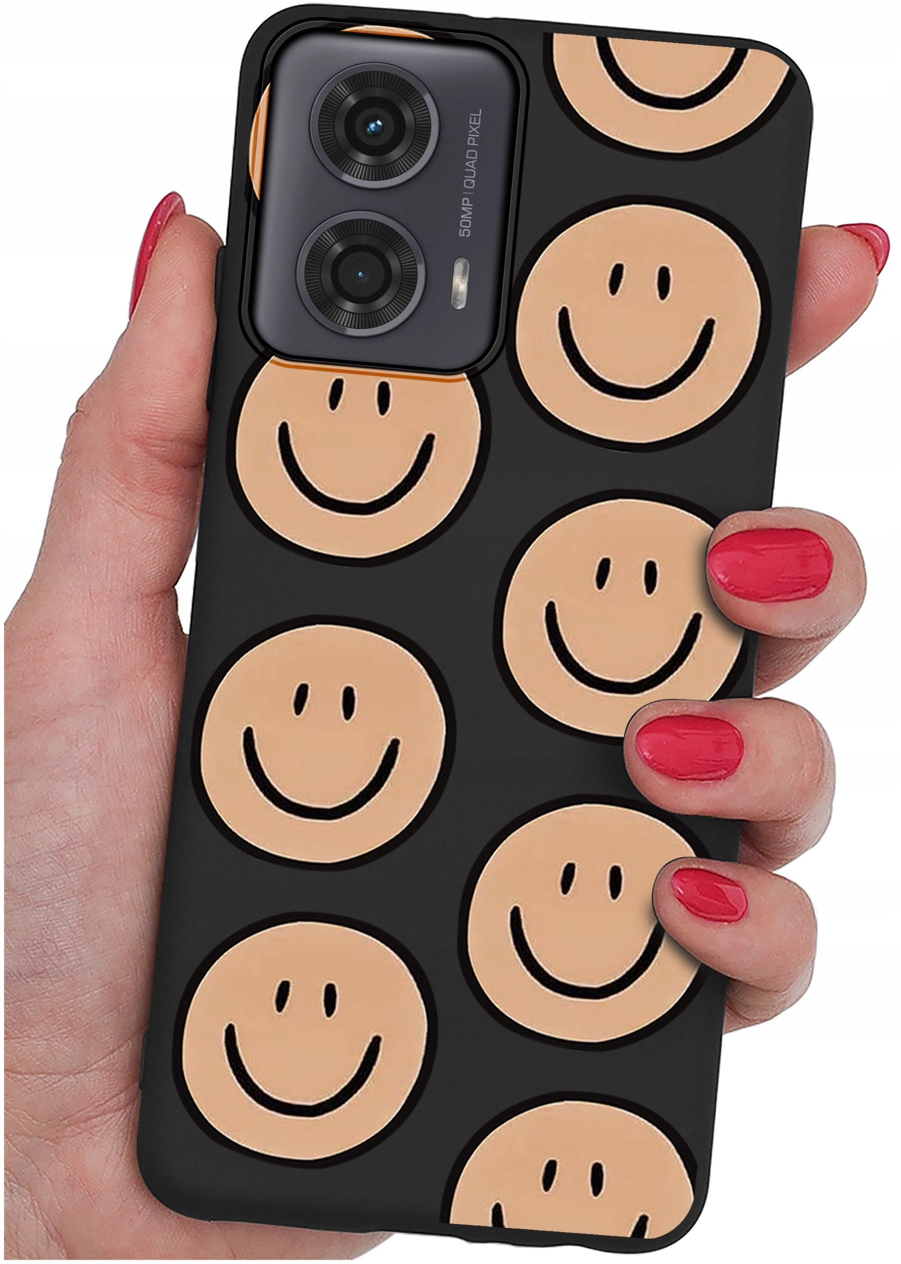 Etui do Motorola Moto G24 |G24 POWER |G04 |E14 WZORY |SILIKONOWE MATT SZKŁO