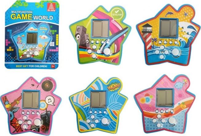 Lean Sport Gra Elektroniczna Kieszonkowa Tetris Gwiazdka