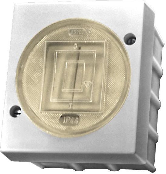 Ospel Łącznik świecznikowy Lambda podwójny hermetyczny IP44 biały (ŁNH-2L/00)