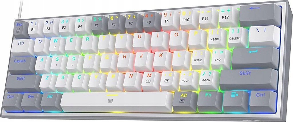 Klawiatura Redragon K617 Fizz Red switch (K617WG-RGB)