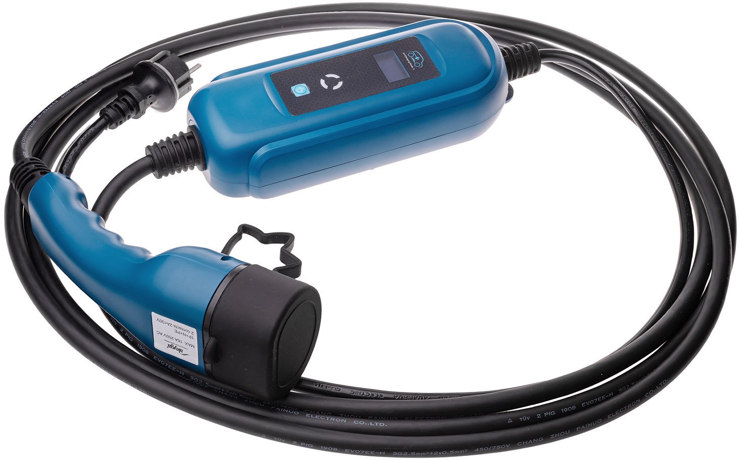 Ładowarka Akyga Ładowarka do samochodów elektrycznych AK-EC-07 Type2 LCD 16A 5m