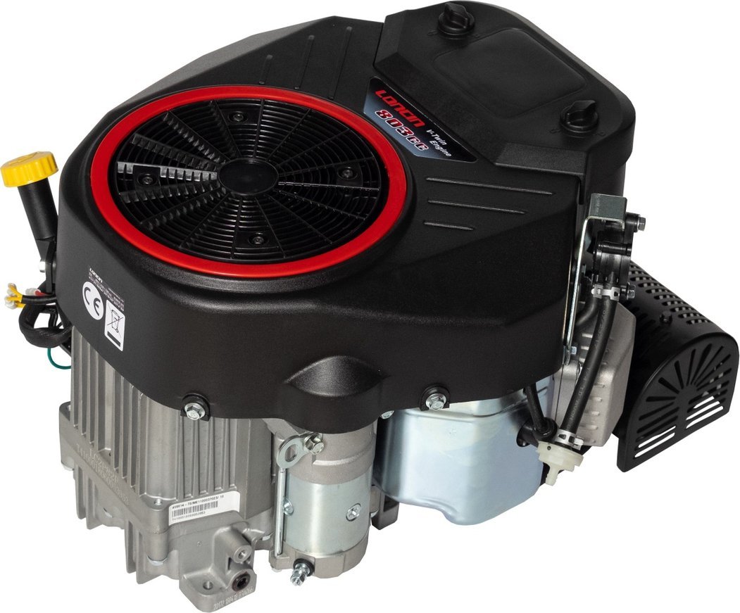 Loncin SILNIK LONCIN LC2P82F DO TRAKTORKA SPALINOWY BENZYNOWY V-TWIN LONCIN 2P82 V2 27 KM 803 cm3 DWUCYLINDROWY WAŁ PIONOWY WALCOWY 25,4 mm MOTOR HOND
