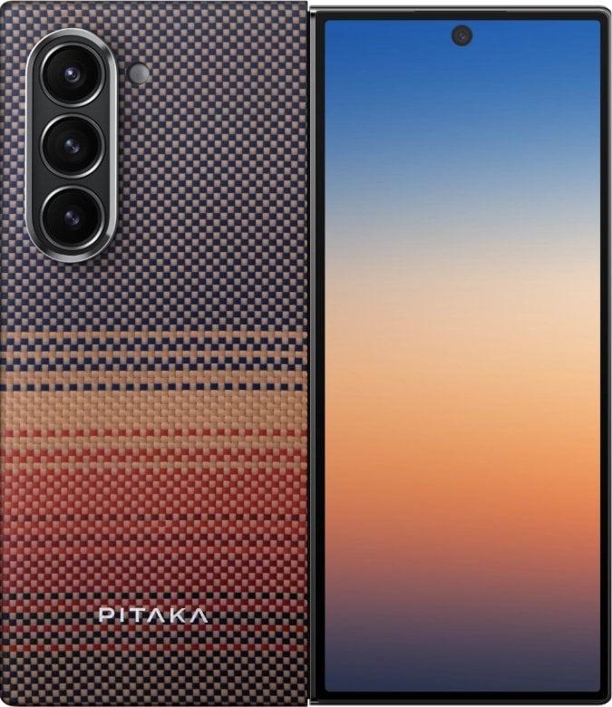 Pitaka MagEZ Case 5 for Samsung Galaxy Z Flip6 Black/Grey Twill