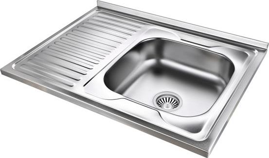 Zlewozmywak Steiner ROBIN 111 SteelQ satyna z syfonem 1-komorowy prawy z/o