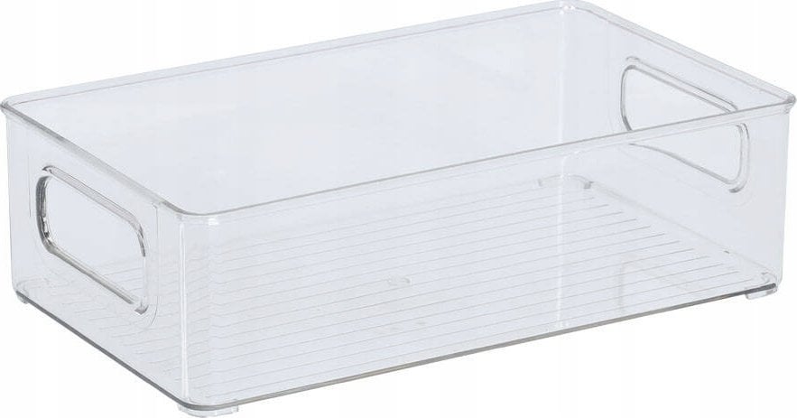 Zeller Transparentny organizer z plastiku, 25,5 x 15 x 7,6 cm