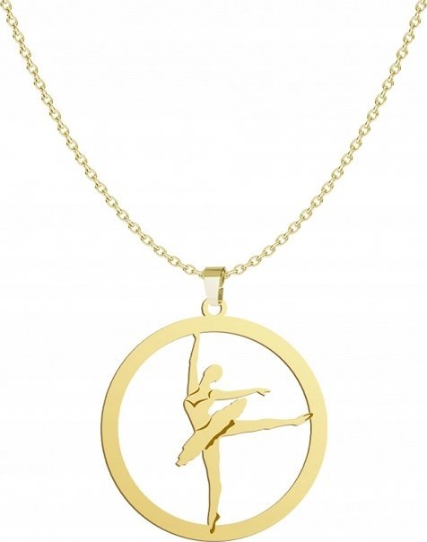 Radziszewska Jewellery Naszyjnik Złoty Baletnica Balet 925 Prezent GRAWER DEDYKACJA GRATIS