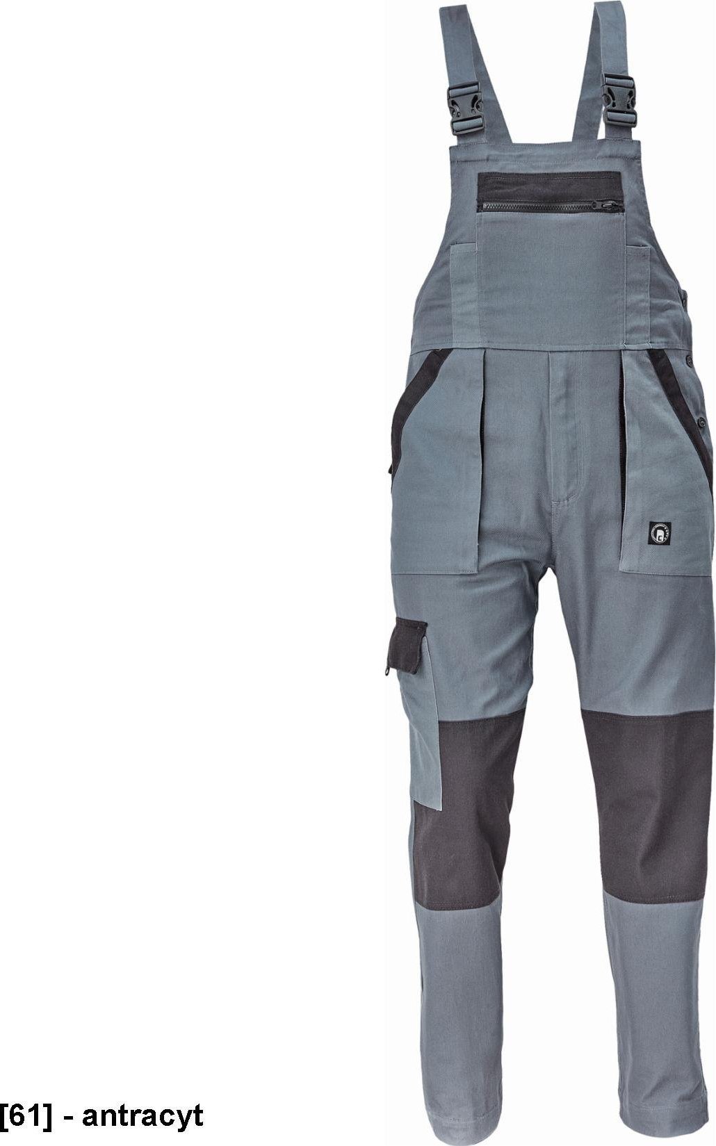 CERVA MAX NEO - ogrodniczki - antracyt 60