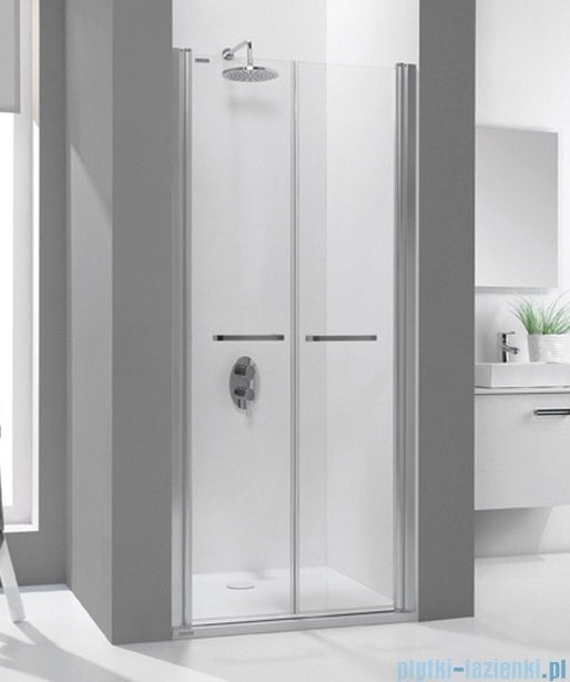 Sanplast Drzwi prysznicowe do wnęki Pristige III DD/PR III 80s biały
