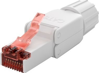 Goobay CAT 6 złącze RJ45 do montażu bez użycia narzędzi, niekranowane UTP