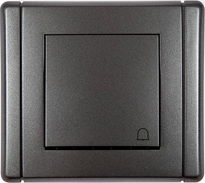 Karlik Flexi przycisk dzwonek grafitowy (11FWP-4)