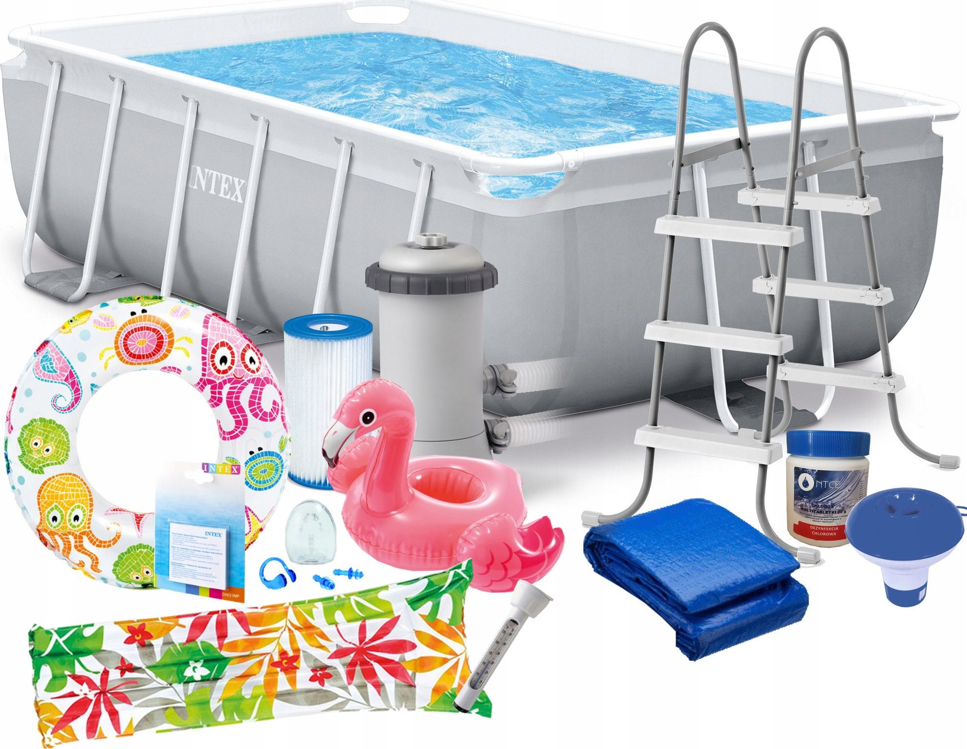 Intex Basen stelażowy 300x175cm 15w1 (26784)