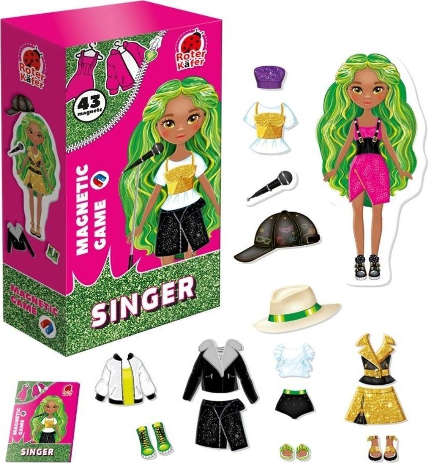 Układanka magnetyczna Piosenkarka