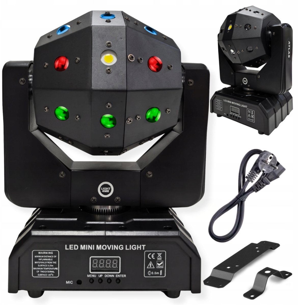 LIGHT4ME ruchomy efekt świetlny 4w1 LED