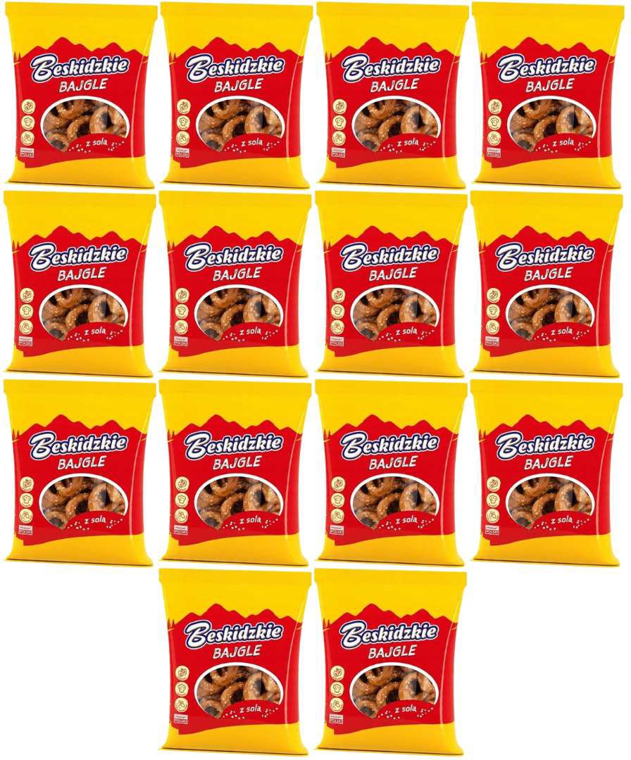 Beskidzkie Bajgle z solą 200 g x 14 sztuk