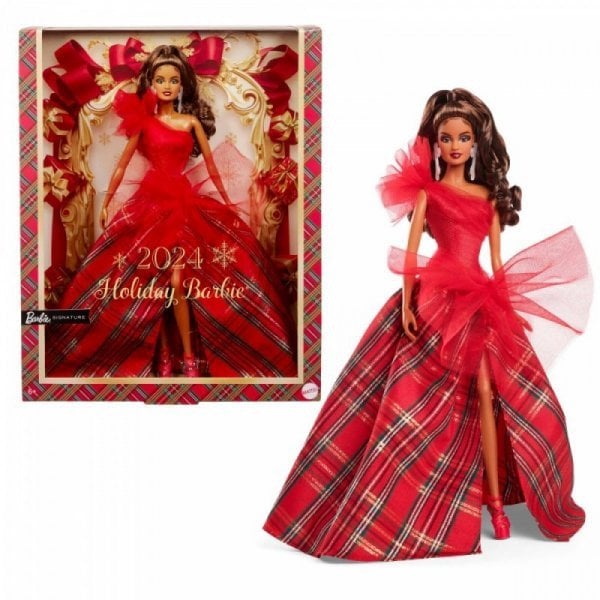 Mattel Lalka Barbie Holiday brunetka