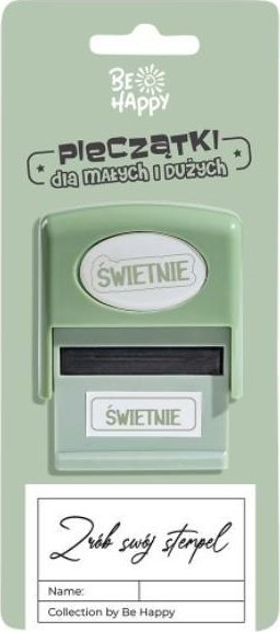 Pieczątka dla dzieci z napisem Świetnie