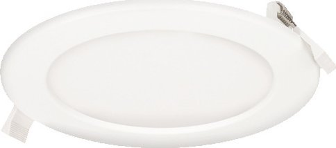 Orno EURUS LED 12W, oprawa typu downlight, podtynkowa, okrągła, 800lm, 3000K, biała, wbudowany zasilacz LED
