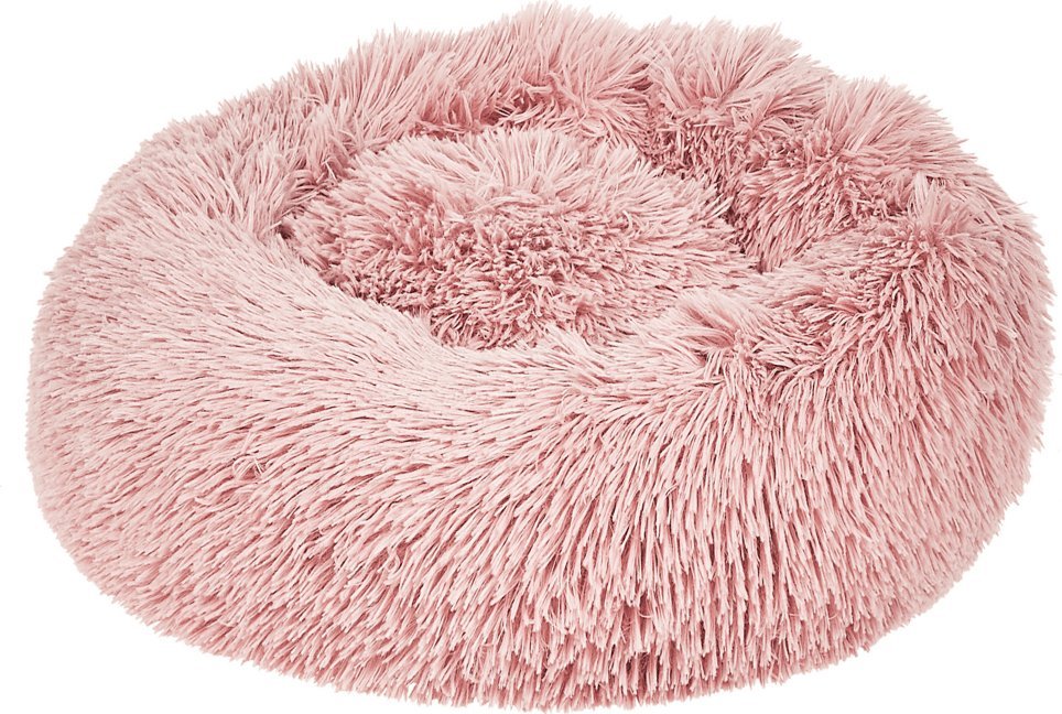 Beliani Legowisko 50 x 50 cm różowe KULU