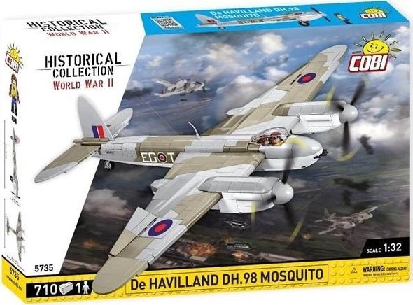 Cobi COBI 5735 Historical Collection WWII Samolot DE HAVILLAND DH.98 MOSQUITO 710 klocków
