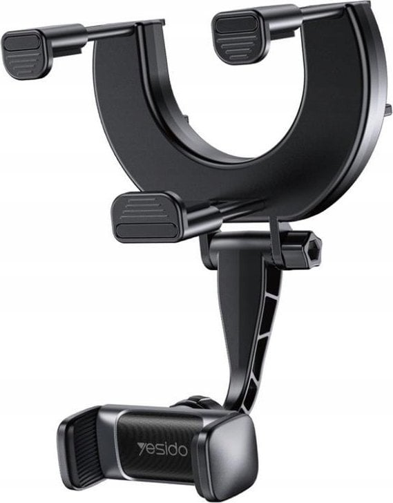 Yesido yesido Uchwyt Samochodowy C193 na Lusterko Wsteczne, BLACK / CZARNY