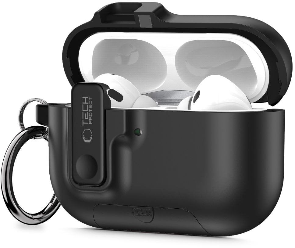 TECH-PROTECT SLIM HOOK APPLE AIRPODS PRO 3 BLACK