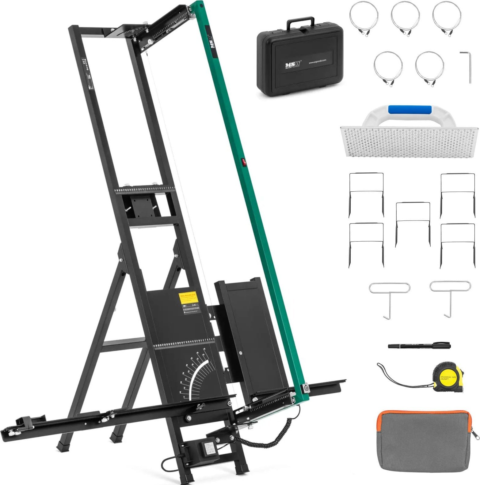 MSW Maszyna do cięcia styropianu ze stojakiem i nożem termicznym 1350 / 330 mm 200 W