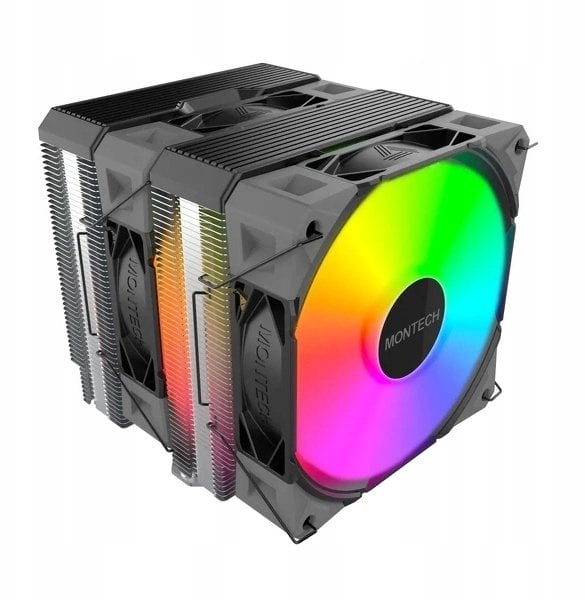 Chłodzenie CPU Montech NX600 ARGB Black, chłodzenie CPU