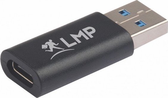 Adapter USB LMP USB-C - USB Czarny (LMP-USBC-USB-FM-B)