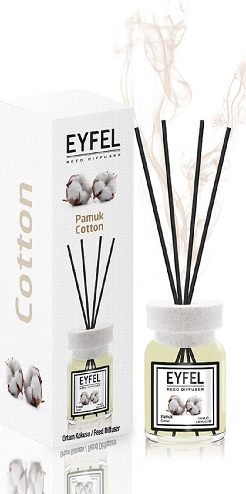Dyfuzor zapachowy Atmosphera EYFEL Dyfuzor zapachowy z patyczkami - Cotton 120 ml