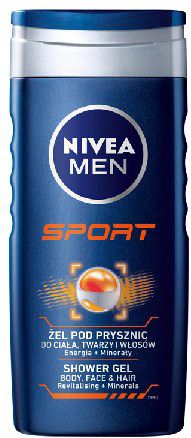 Nivea Bath Care Regenerujący żel pod prysznic Sport for Men 250ml