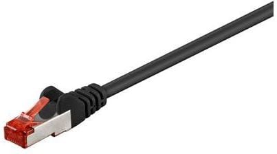 Goobay Kabel krosowy patchcord S/FTP PiMF kat. 6LSZH czarny 1,5m (95584)
