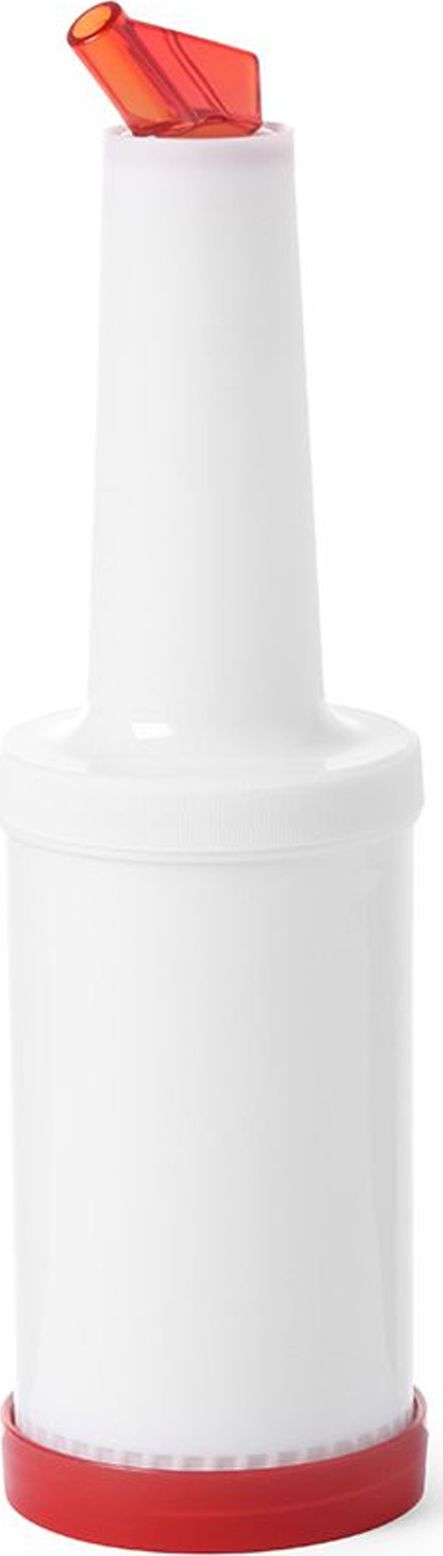 Hendi Dyspenser dozownik barmański 0.8L czerwony - Hendi 557600 Dyspenser dozownik barmański 0.8L czerwony - Hendi 557600