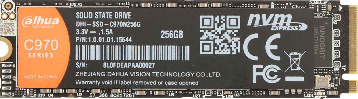 Dysk SSD Dahua Technology DHI-SSD-C970N256G 256GB M.2 2280 (SSD-C970N256G)
