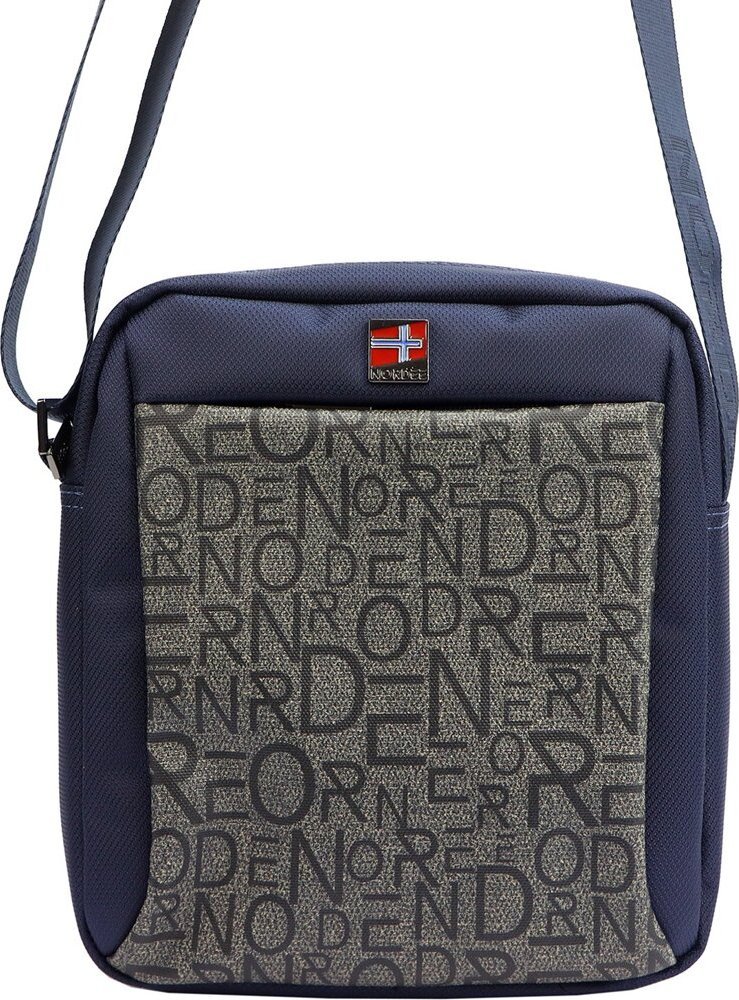 Nordee Trwała saszetka męska wykonana z poliestru Nordee S114 NoSize