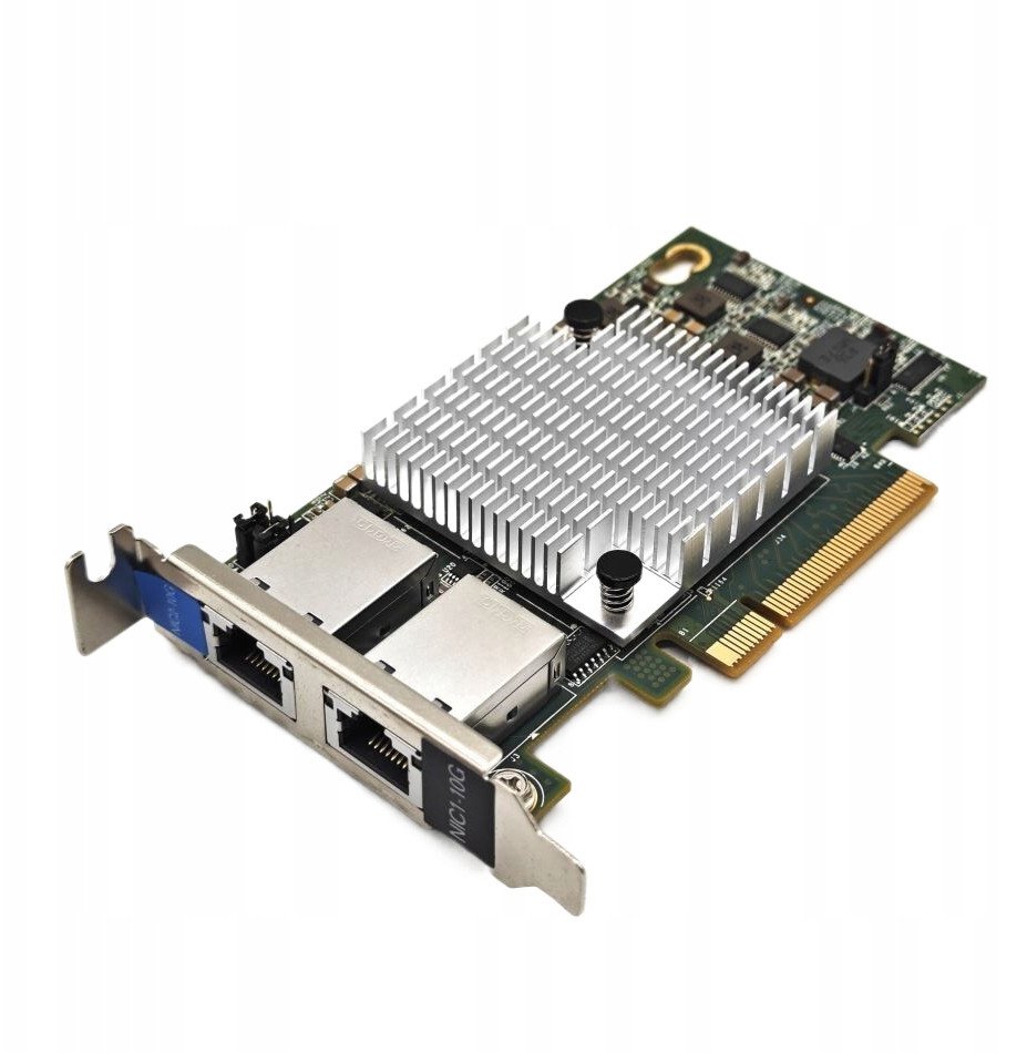 KARTA SIECIOWA Double RJ45 10GB PCI Express LOW Szybki Internet