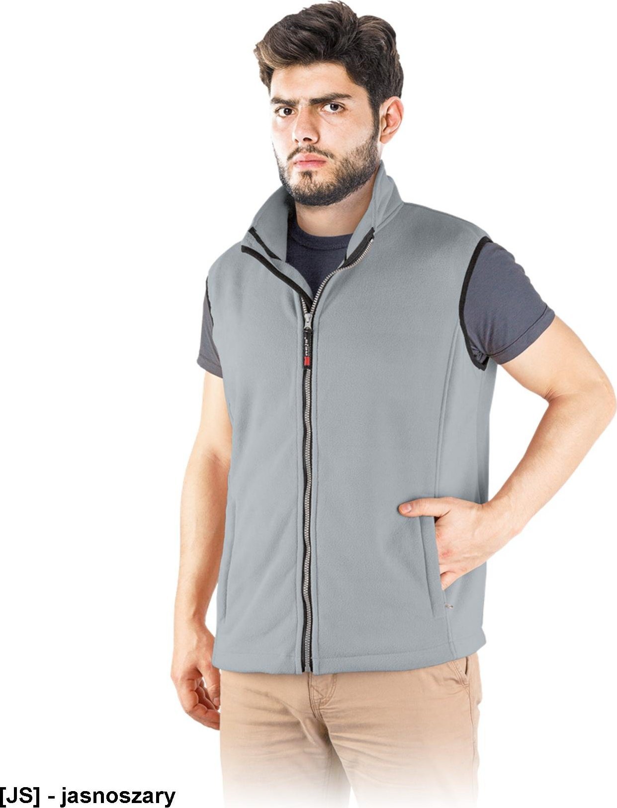 R.E.I.S. VHONEY-M - kamizelka ochronna - jasnoszary 3XL