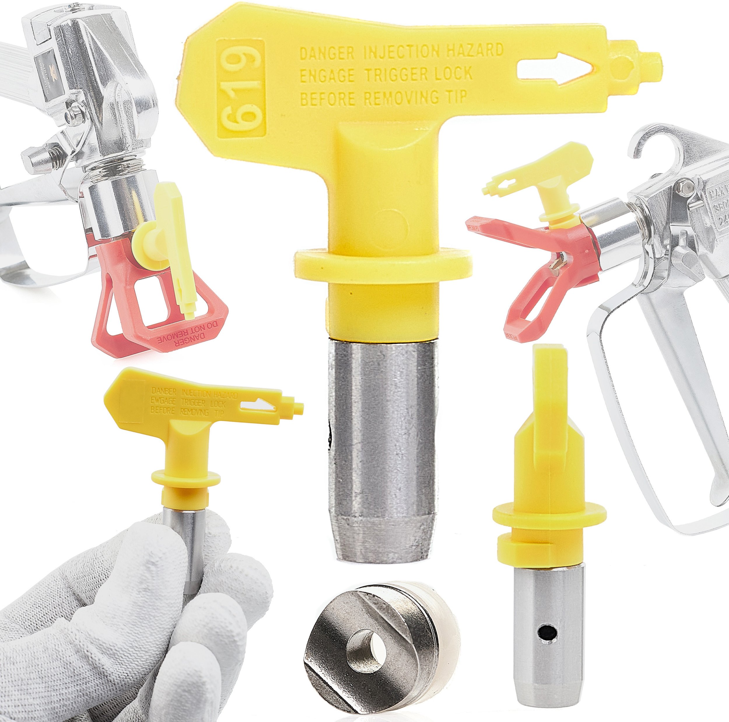 Uniwersalna Dysza do Pistoletu Malarskiego Model 619 Agregat Graco Wagner