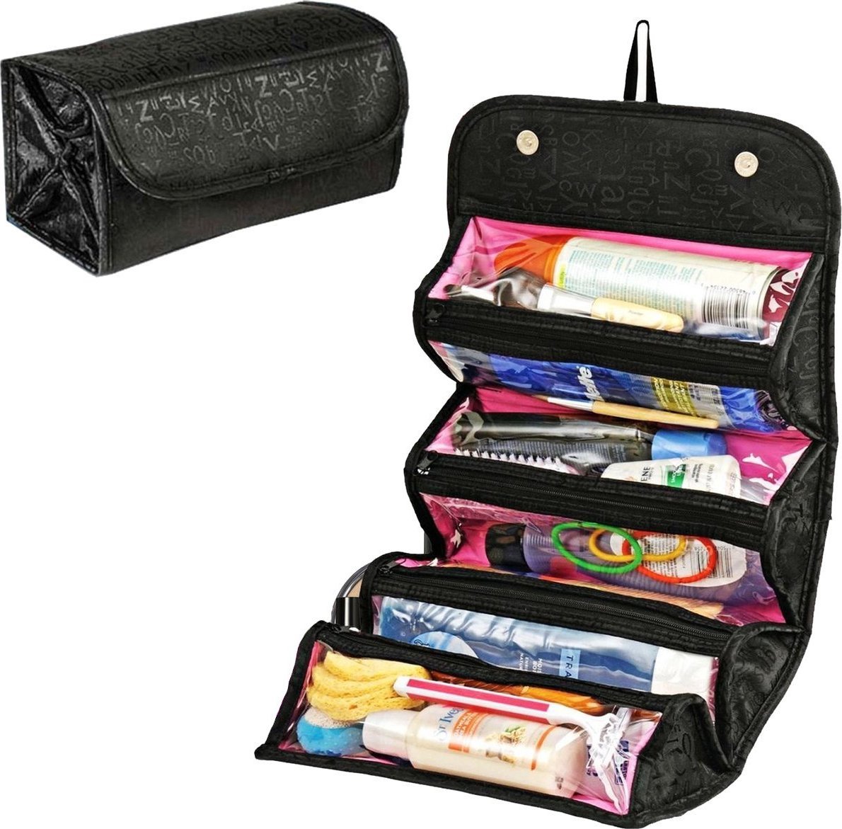 ER4 KOSMETYCZKA DAMSKA POJEMNY ORGANIZER DO TOREBKI