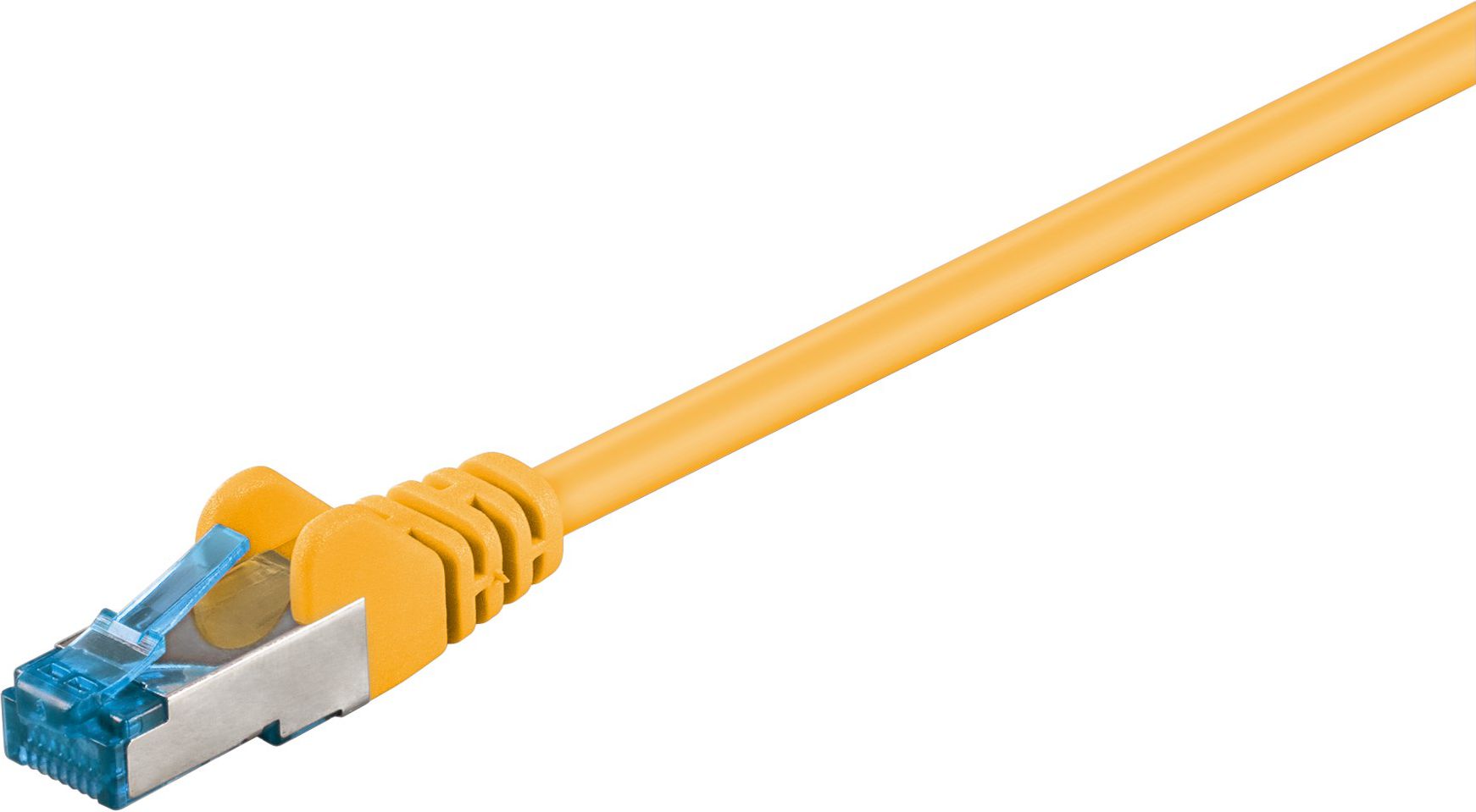 Goobay Patchcord S/FTP, Cat6a, LSZH, 1m, żółty (93679)