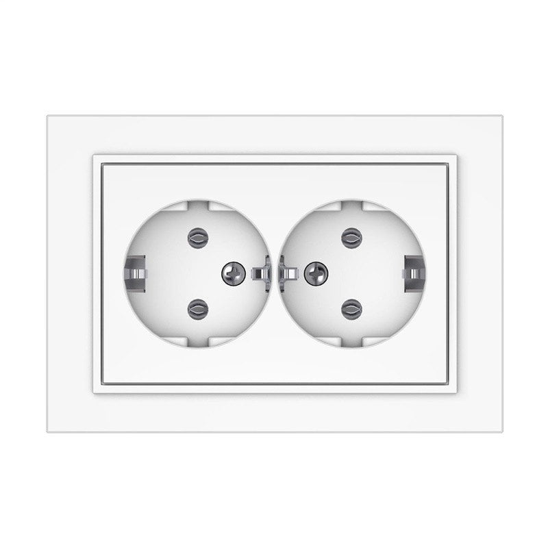 SOCKET TWO PLACESRP16-021 QR1000 WHITE