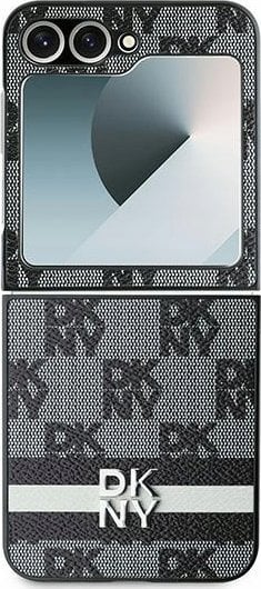 DKNY DKHCZF6PCPTSSK Z Flip6 F741 czarny/black Chequered Pattern Printed Stripes