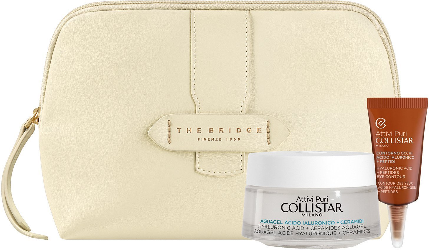 Collistar SET (ATTIVI PURI HYALURONIC ACID 50 ML + MINI EYE CONTOUR 5 ml + cosmetic bag)