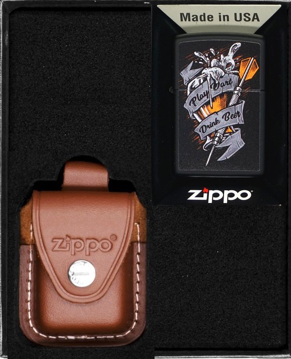 Zestaw ZIPPO Zapalniczka DARTS DESIGN Prezentowy No2