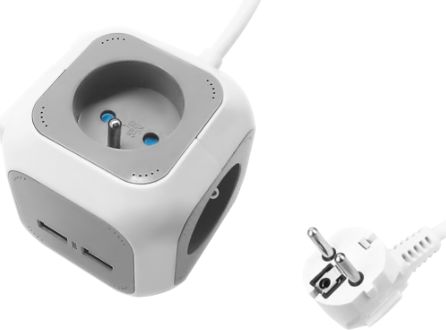 Orno ORNO PRZEDŁUŻACZ BIURKOWY 4xGNIAZDA 2xUSB UCHWYT PRZEWÓD 1,4m OR-AE-13144